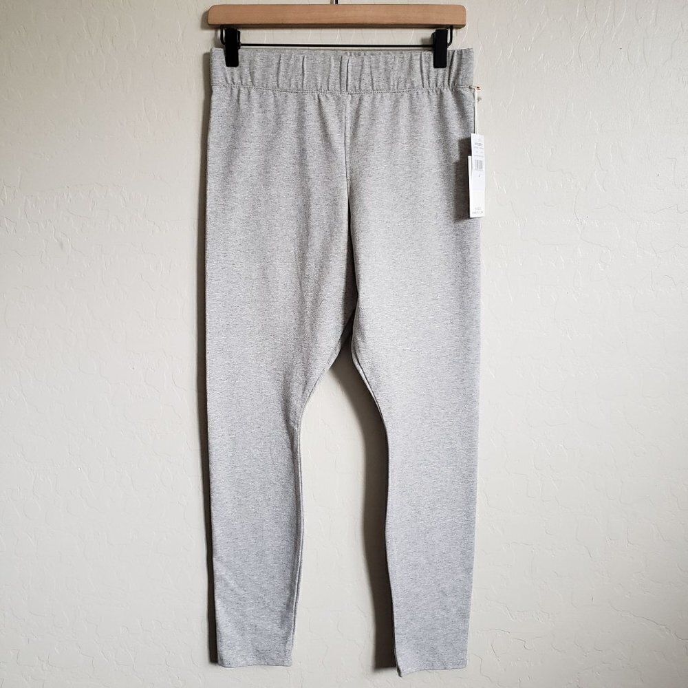Good American Heather Grey Essential High-Rise Leggings Stretch Sz Women's 4 NEW